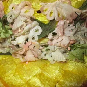 Vintage | Accessories | 95s Vintage Yellow Wide Brim Floral  display picture 1